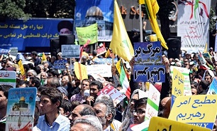 اسرائیل غاصب بداند ملت ایران از مردم فلسطین حمایت می‌کنند