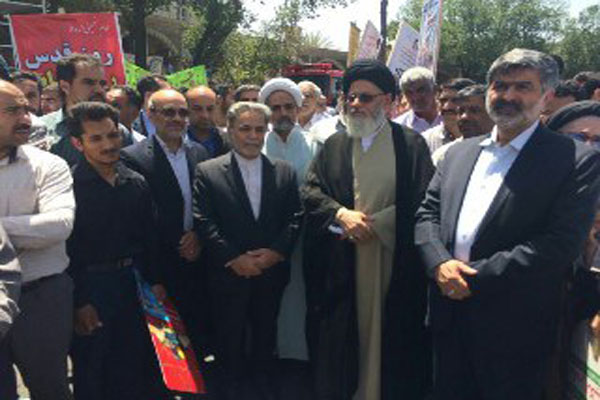 لحظه به لحظه با راهپیمایی روز جهانی قدس در یزد/ حضور اقشار مختلف