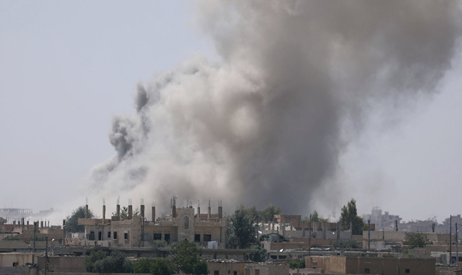 شهادت شماری از شهروندان سوری در حمله جنگنده‌های ائتلاف آمریکا