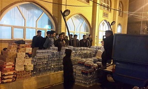 محموله موکب‌های اربعین استان قزوین به مناطق زلزله‌ زده ارسال شد