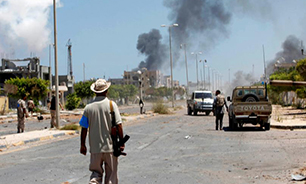 بمباران یک پایگاه داعش در شهر سرت توسط نیروهای لیبی