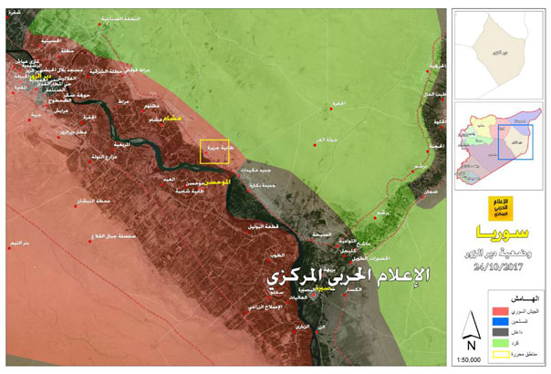 پیشروی ارتش و مقاومت اسلامی در شمال شرق دیرالزور/ هلاکت فرماندهان ارشد تروریست‌ها در جبهه‌های شمالی و جنوبی