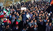 تصاویر/ مراسم تشییع و تدفین لاله ۱۸ ساله فاطمی در روستای ایپک اشتهارد