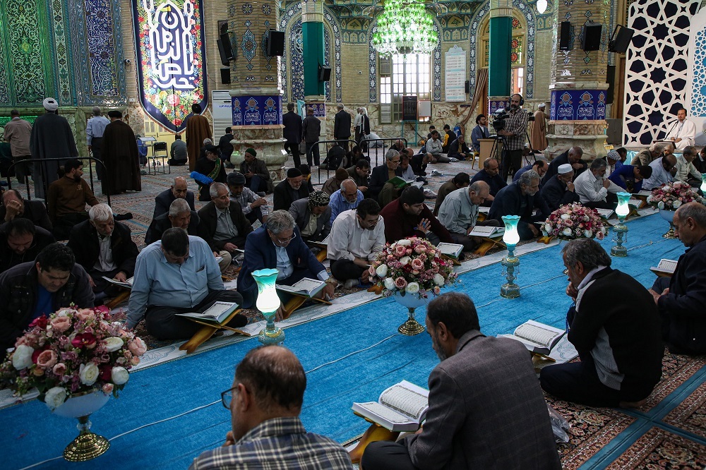 برگزاری آیین ترتیل‌خوانی قرآن کریم در مسجد مقدس جمکران