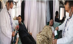 اهدا خون کارکنان مرکز تربیت و آموزش ۰۸ شهید ابراهیم نوری خاش