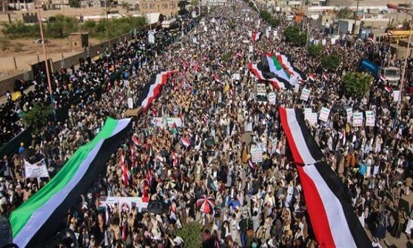 اعلام آمادگی مردم یمن برای شرکت در جنگ علیه رژیم صهیونیستی