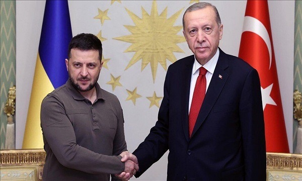 زلنسکی و اردوغان در ترکیه دیدار کردند
