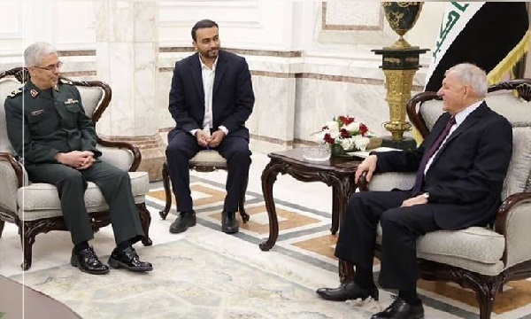 سرلشکر باقری با  رئیس‌جمهور عراق دیدار کرد