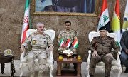 دیدار فرماندهان مرزبانی آذربایجان غربی و منطقه یکم عراق