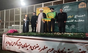اجتماع امام رضایی‌های محله گلشهر جنوبی شهر بندرعباس